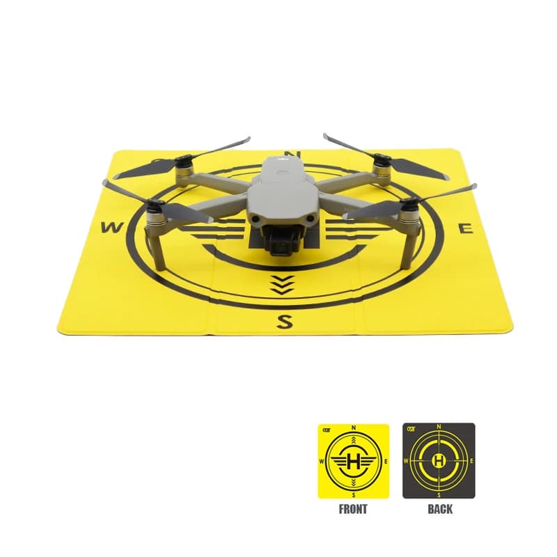 Drone Landing Pad Fast-Fold Double-Sided PU Leather Waterproof for DJI MINI 4 3 Pro DJI FPV/Mini 2 SE/Air 2S 3/Mavic 2/FIMI X8SE