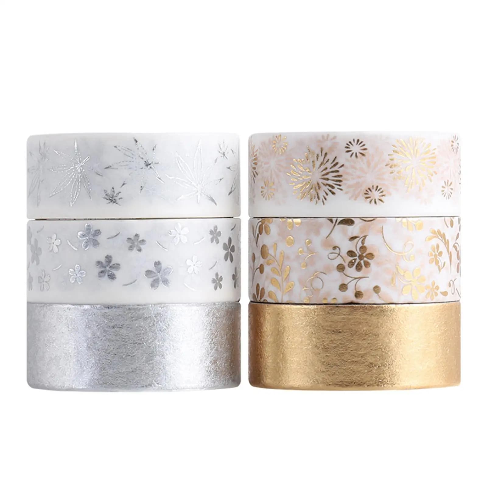 5xWashi Tape Set Sticker Gold/ Foil for Scrapbooking DIY Craft Planner