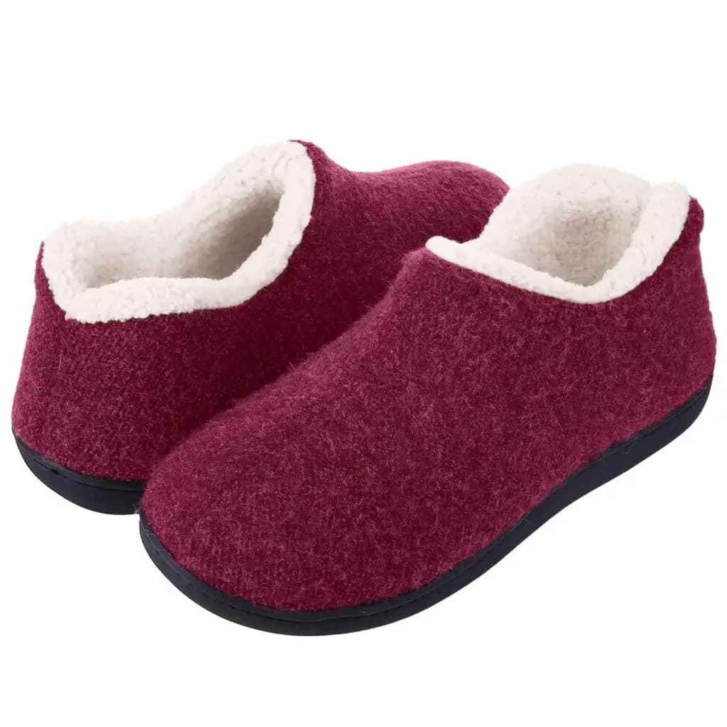 Eyriphy Short Plush Slippers For Women Winter Warm Cozy Home Slides Flat Non-Slips Female Slippers Fur Suede Soft Bottom Shoes