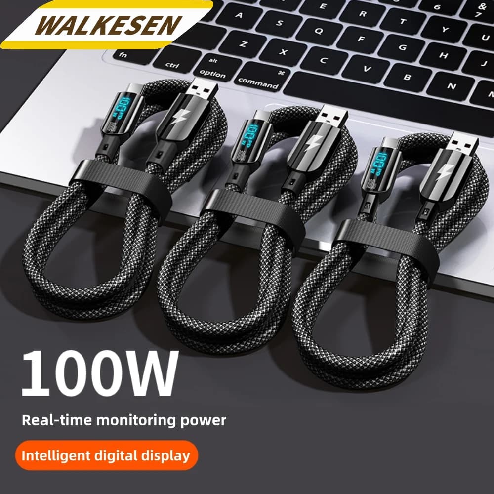 100W PD Fast Charging Data Cable Type C USB Cable For iPhone15 pro Huawei Xiaomi Samsung USB C Mobile Phone Data Cable Wire Cord