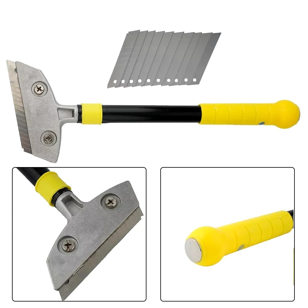 Aluminum Alloy Scrapers Putty Blades Cleaning Spatula Putty Blades Decoration Wall Scraper Paint Tools 30CM Hand Tool Scrapers
