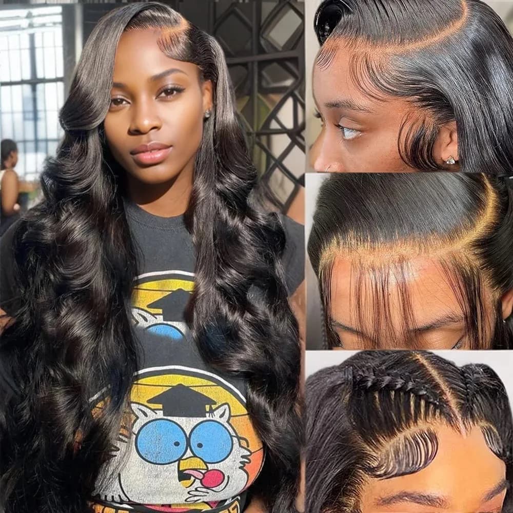 Body Wave Lace Wigs For Women Human Hair 4x4 5x5 Lace Closure Wig 30 36 38 Inch 13x4 13x6 Lace Frontal Wig Deep Wave Frontal Wig