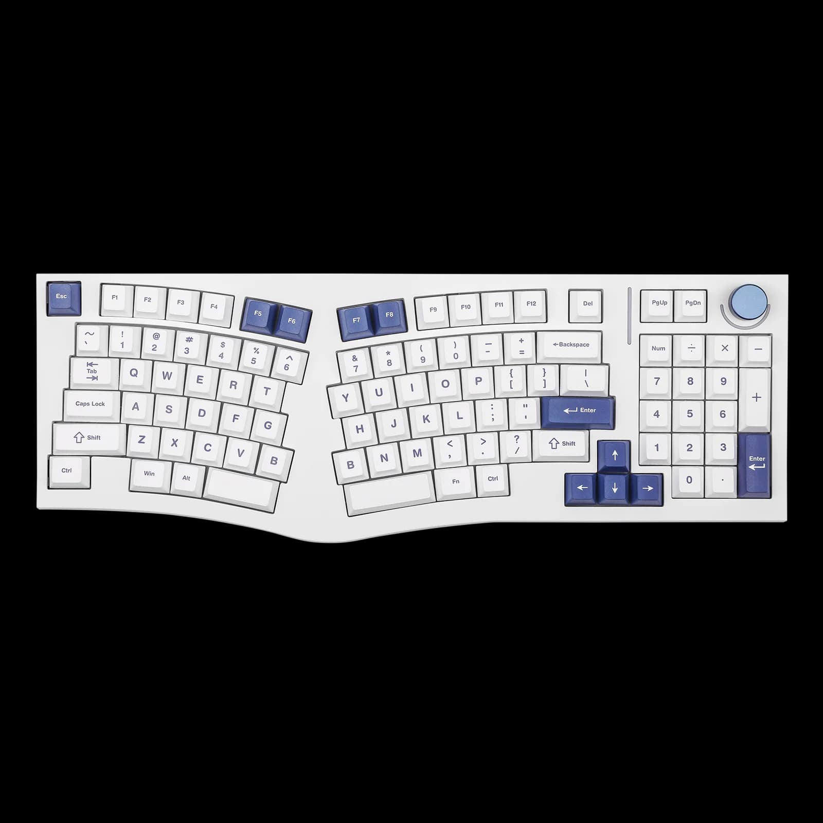 Feker Alice98 QMK/VIA Alice Layout Gasket-mounted Hot-Swap Wired/Bluetooth/2.4GHz Wireless Mechanical Keyboard for Mac/Win