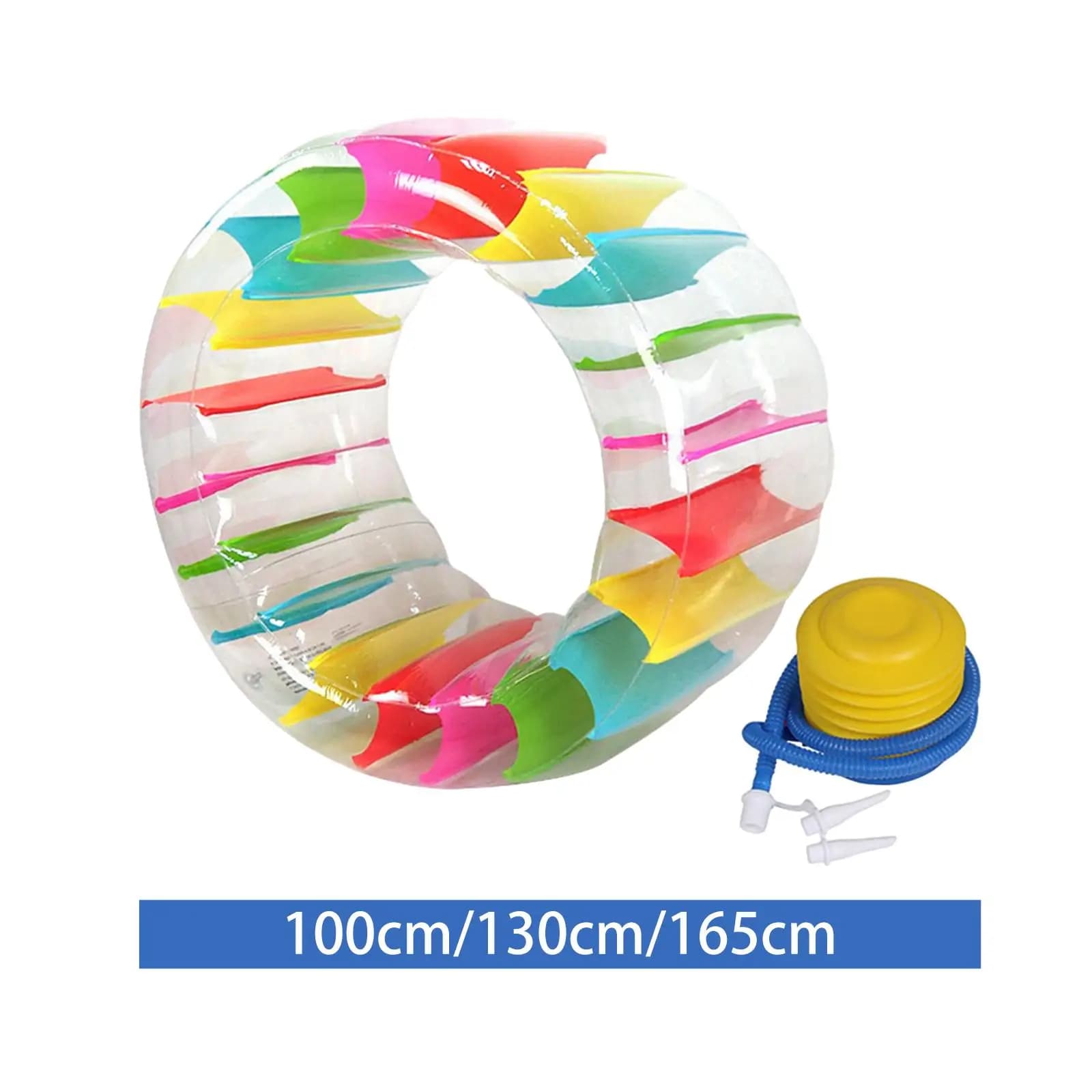 Inflatable Water Wheel Giant Swimming Pool Float Water Float Inflatable Water Roller for Lawn River Grass Playing Backyard Yard