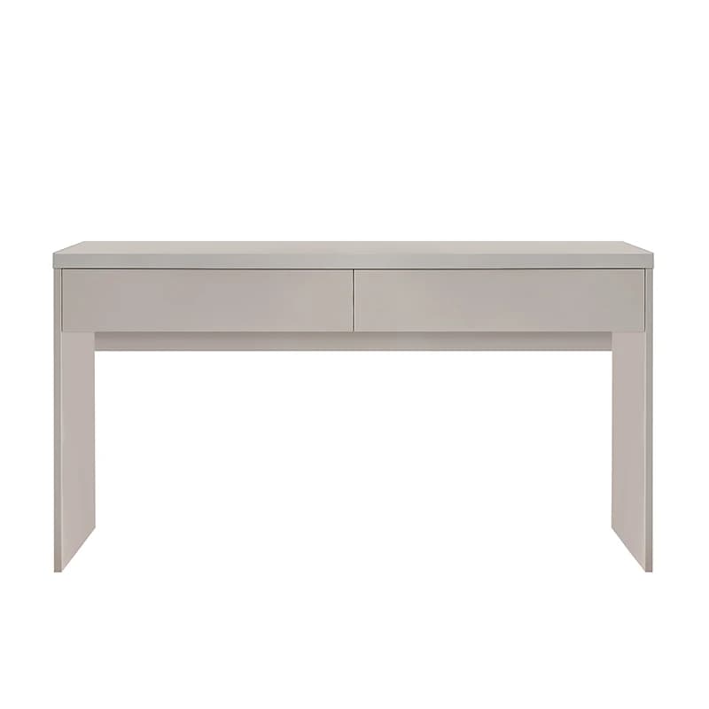 Italian minimalist solid wood desk household simple white office computer desk cream style study bedroom study table