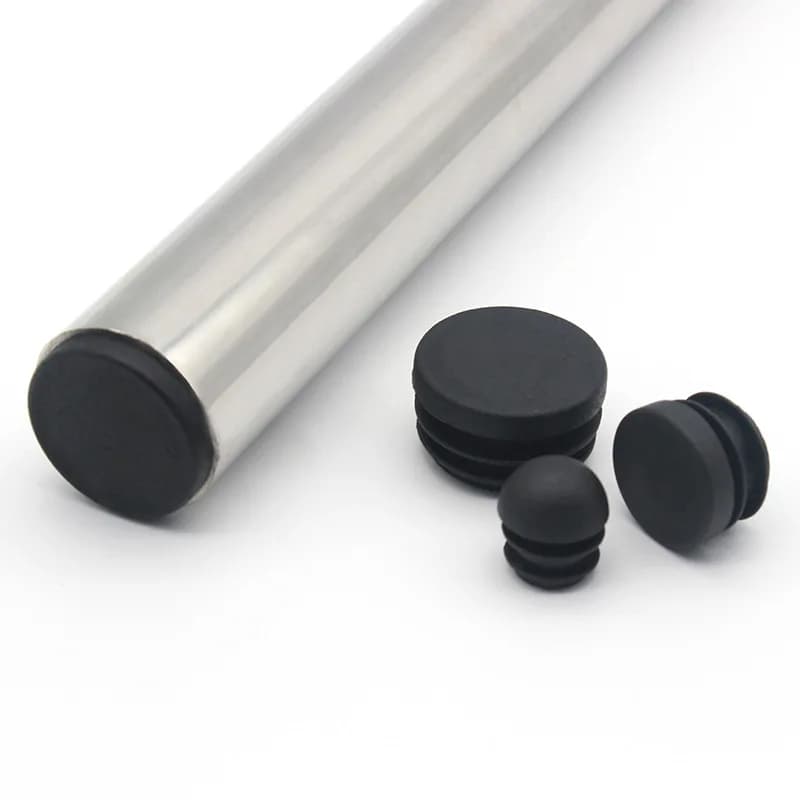 Round Pipe Inner Plug 10-60mm Tube End Cap for Table Chair Leg Dust Cover Protector Pads Leveling Feet Furniture Accessories