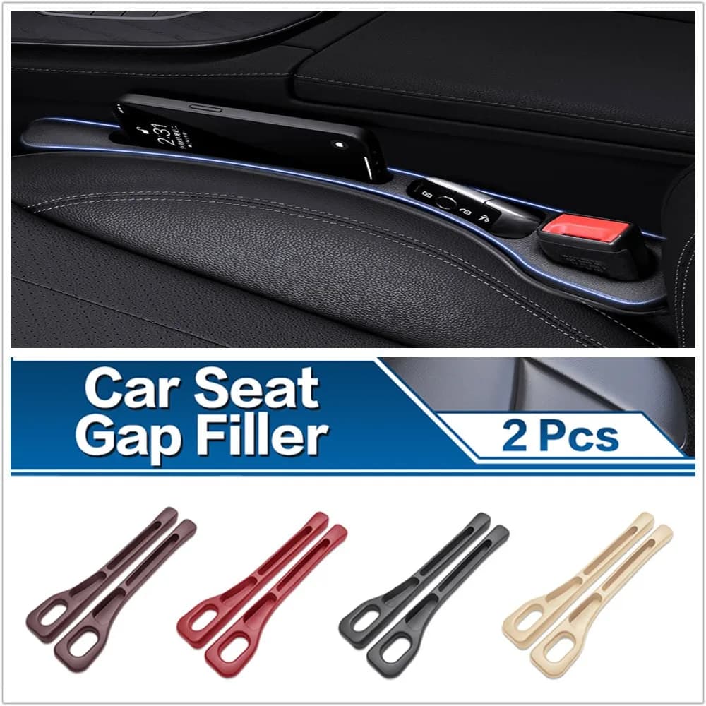 2PCS For Smart Fortwo Clubman Forstars 450 451 Car Seat Gap Filler Between Seats Crevice Bag Interior Decoration Accessories