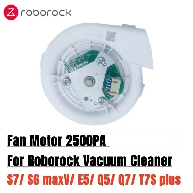 Original 2500Pa Fan Motor for Roborock S7/ S6 MaxV/ E5/ Q5/ Q7/ T7S Plus Robot Vacuum Cleaner Parts Replacement