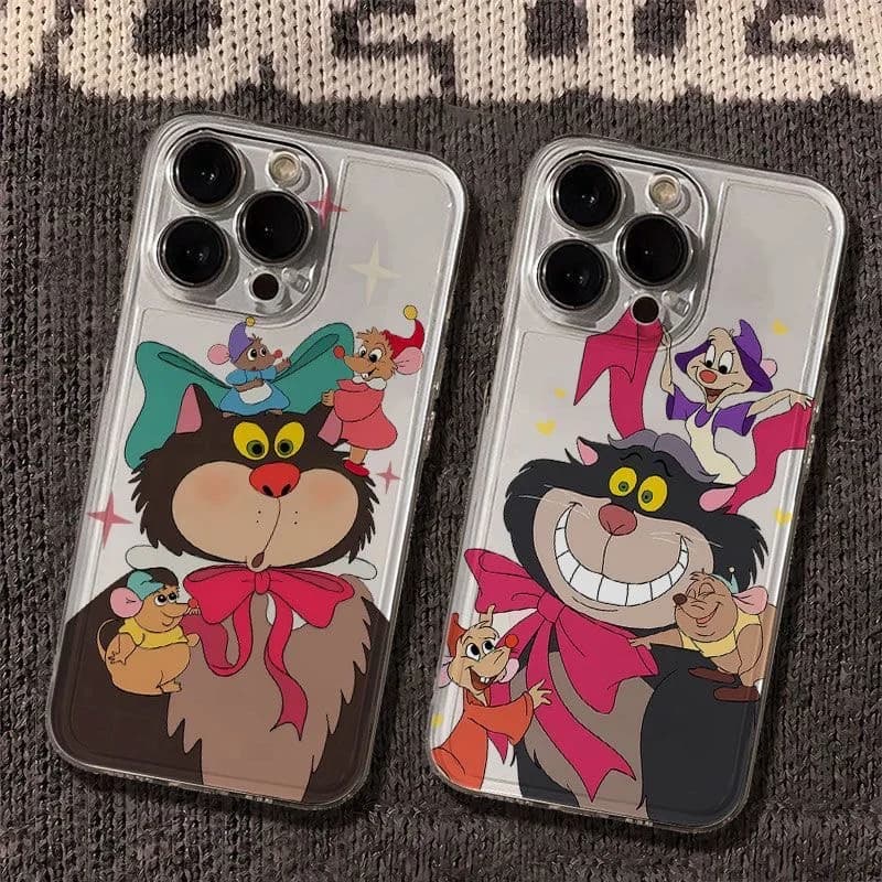 Lucifer the cat Phone Case For Samsung S25 S24 S23 S22 S21 S20 S10 FE Note20 Note10 Plus Ultra Lite 5G Clear Soft TPU Cover