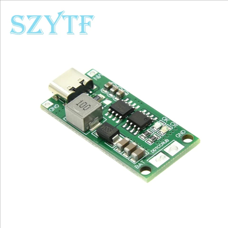 1PCS 2S 3S 4S Li-ion Battery Charger Battery Protection Board TypeC USB Boost Charging Board DC3-5V
