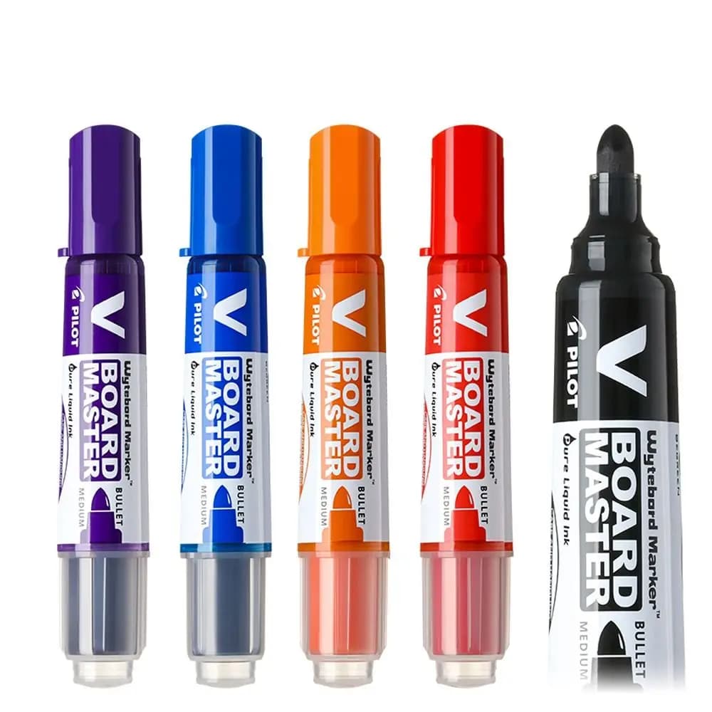 Pilot Whiteboard Marker 2.3mm Medium Bullet Erasable Refillable Liquid Ink School/Office Painting Supplies Teacher Stationery