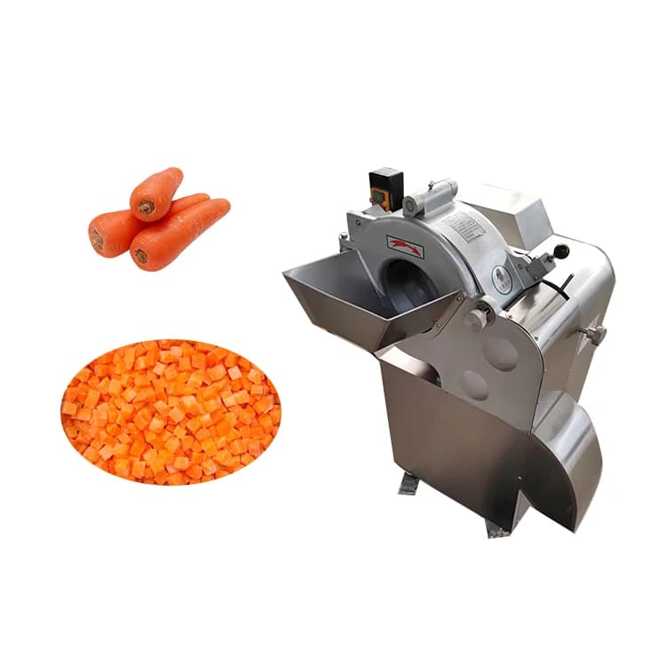 Commercial Vegetable Fruit Cutting Machine Custom Electric Bananas Dicer Pineapple Dicing Machine