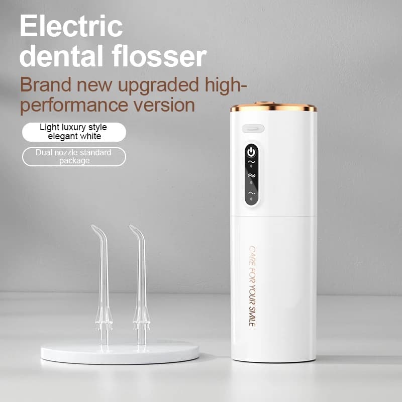 Portable Water Floss USB Rechargeable Oral Irrigator 280ML Electric Tooth Cleaning Device 3 Modes Waterproof Irrigator