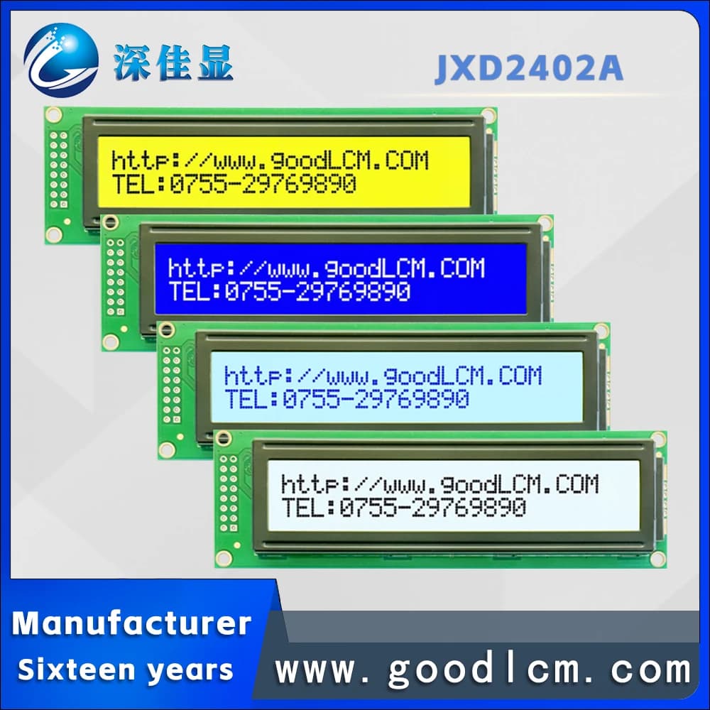 Russian display font 2402A  character LCD display screen LCM module SPL780D-02 drive Two line 24-character display