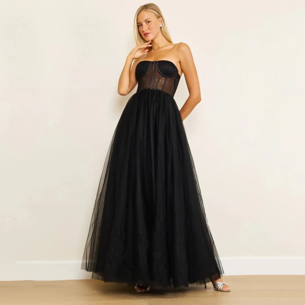 Customized Prom Dresses Sleeveless Tulle A Line Evening Gowns Sweetheart Party Dress Custom Special Occasion Dresses