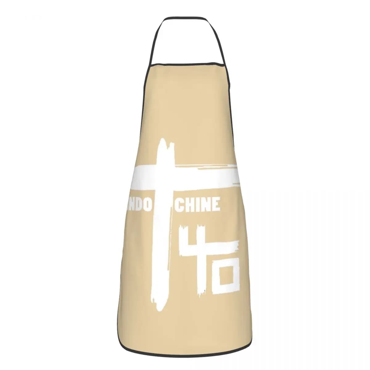 Best Of Indochine Band Logo Exselna Genres Rock Apron Chef Cooking Baking Tablier Bib Kitchen Cleaning Pinafore for Women Men