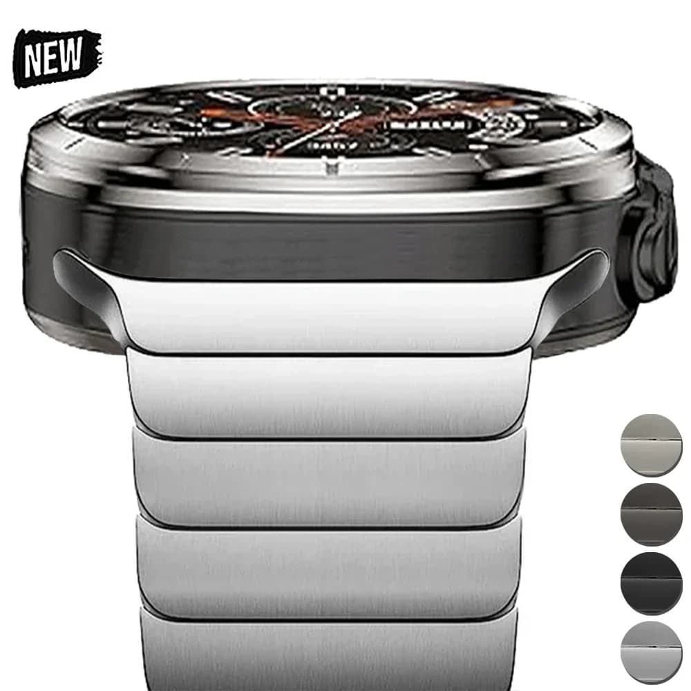 Men Stainless Steel Strap for Samsung Galaxy 8 classic 46mm Ultra 2025 Luxury Link Bracelet for GALAXY 7 6 5 4 44mm 40mm Band