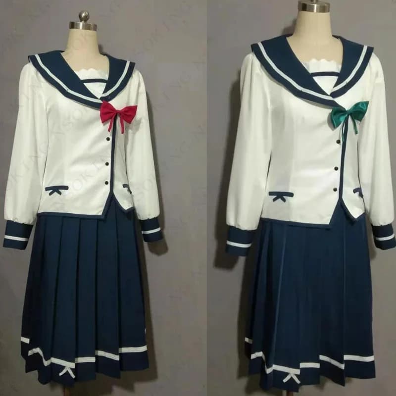 Anime Hinata Aoi Sanshokuin Sumireko Pansy Cosplay Are you the one who loves me? Akino Sakura Costume Custom Made