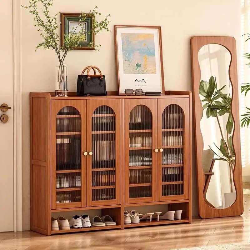 Modern Adjustable Shoe Rack Indoor Hallway Bench Organizer Shoe Cabinet Storage System Armoires De Salon Entrance Home Furniture