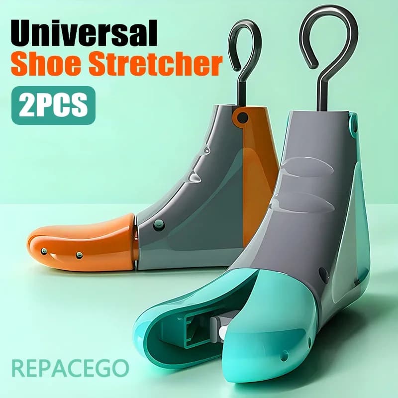 Repacego 2Pcs Shoe Stretcher Shoe Trees Universal Unisex Women Men Adjustable Length Width high top Expander Extender Keeper