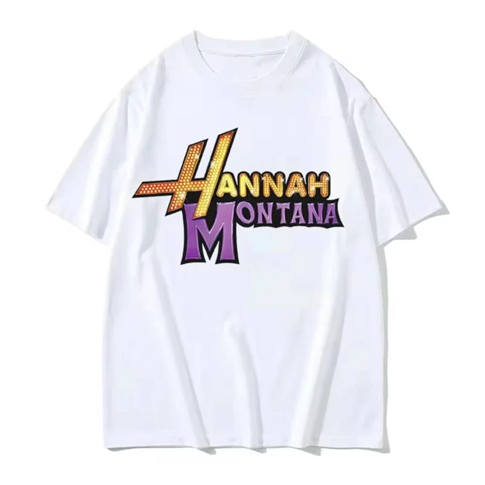 New Hannah Montana Tee women modern style graphic t shirt girl funny streetwear Japanese clothes