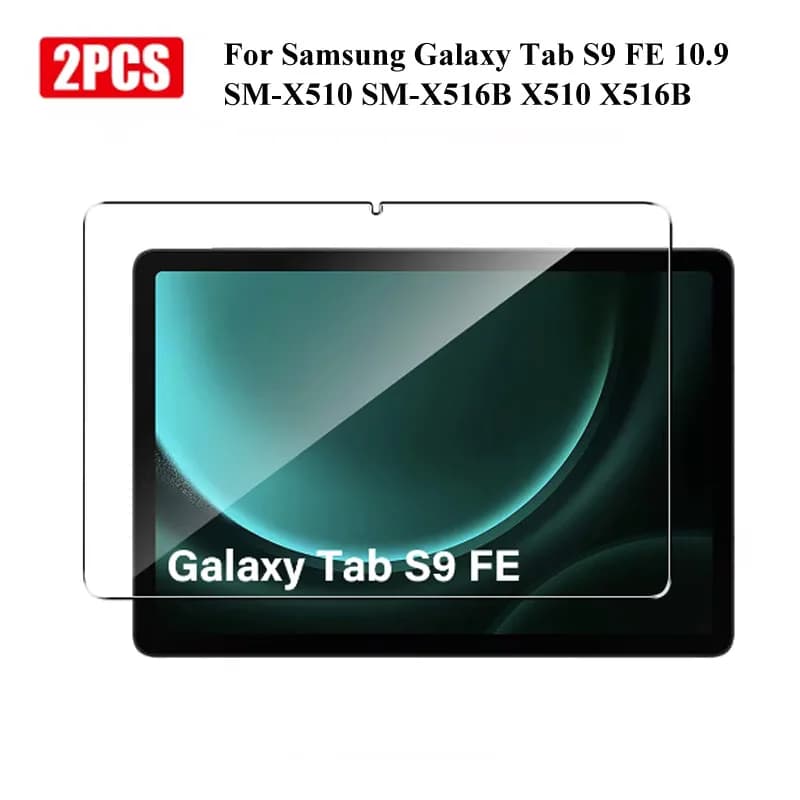 2PCS For Samsung Galaxy Tab S9 FE Tempered Glass Screen Protector 10.9 inch SM-X510 SM-X516B X510 Tablet Proof Protective Film