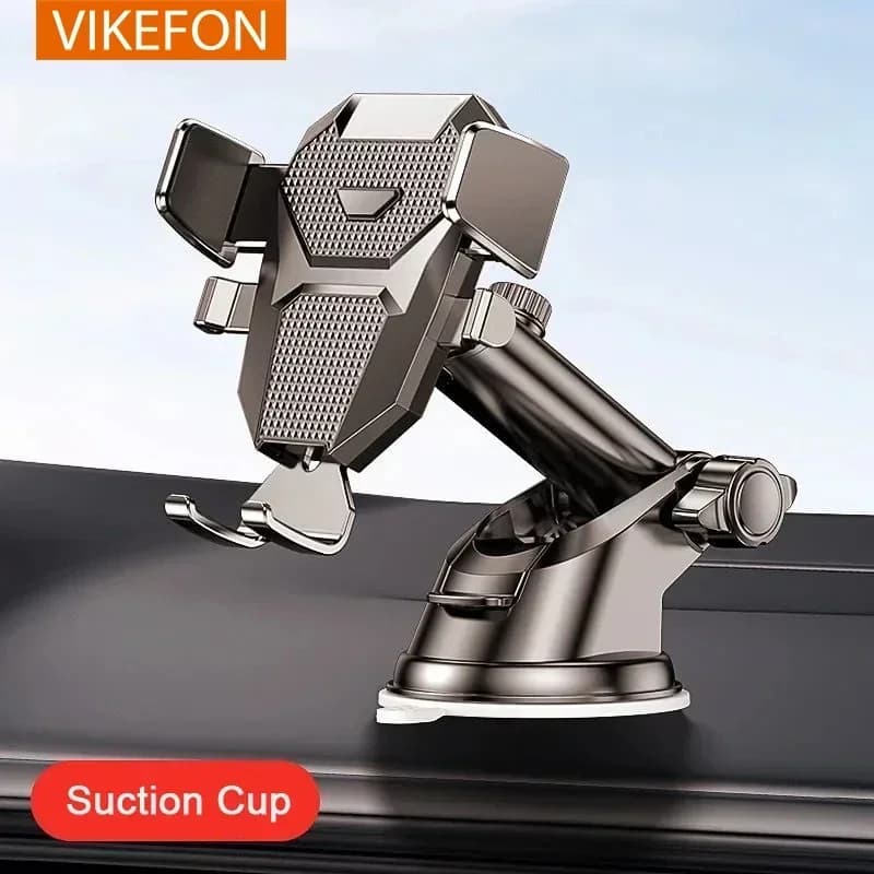VIKEFON Universal Sucker Car Phone Holder 360° Windshield Car Dashboard Mobile Cell Support Bracket for iPhone Samsung Xiaomi