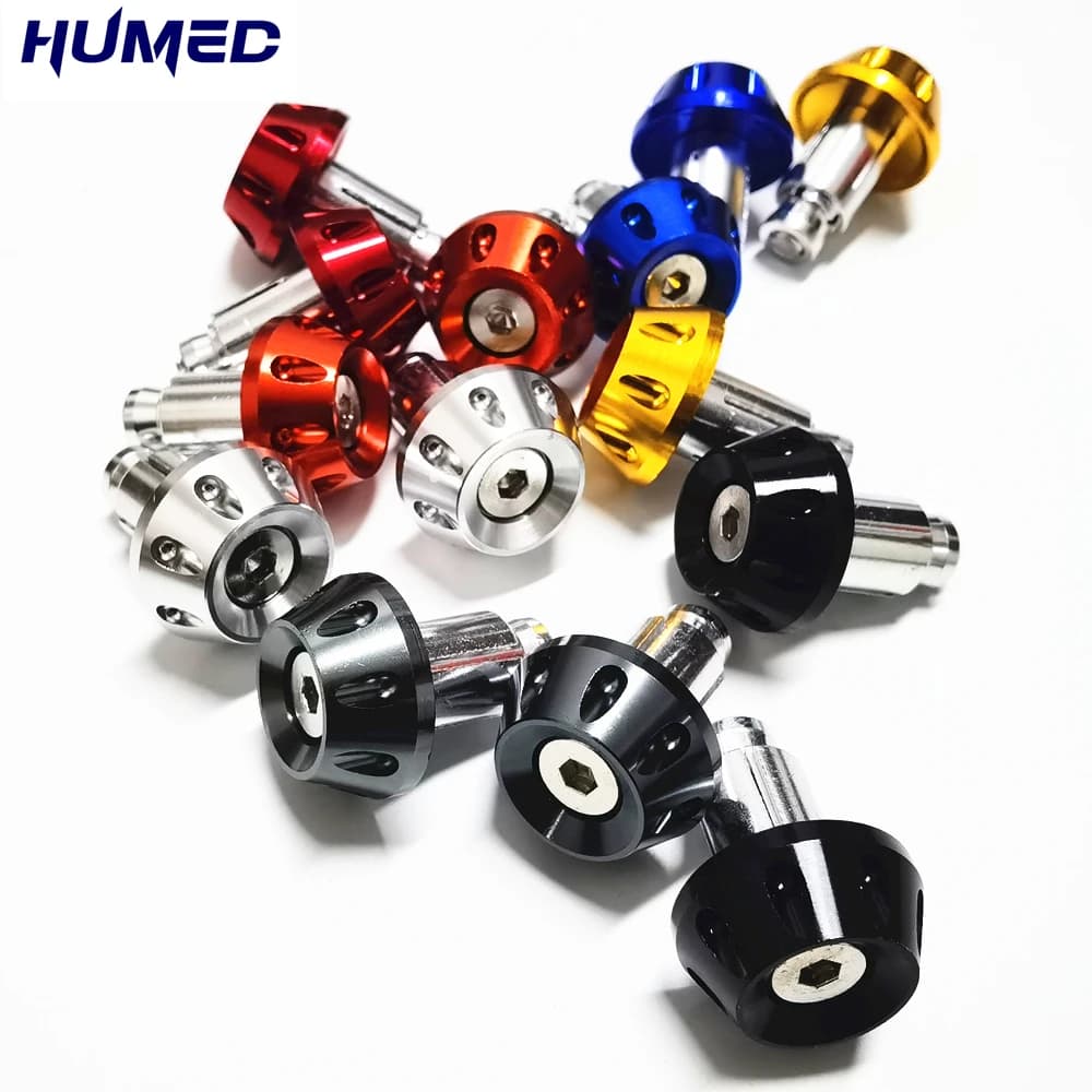 Universal 7/8" 22mm Motorcycle Handlebar Grips Bar End Plug  CNC aluminum alloy Handle Bars Grip Cap Plug Slider