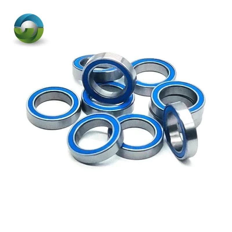 10PC 6701RS 12*18*4 mm  Bearing ABEC-7 61701 6701 63701 6700RS Chrome Steel Ball Bearings With Blue Rubber Seal