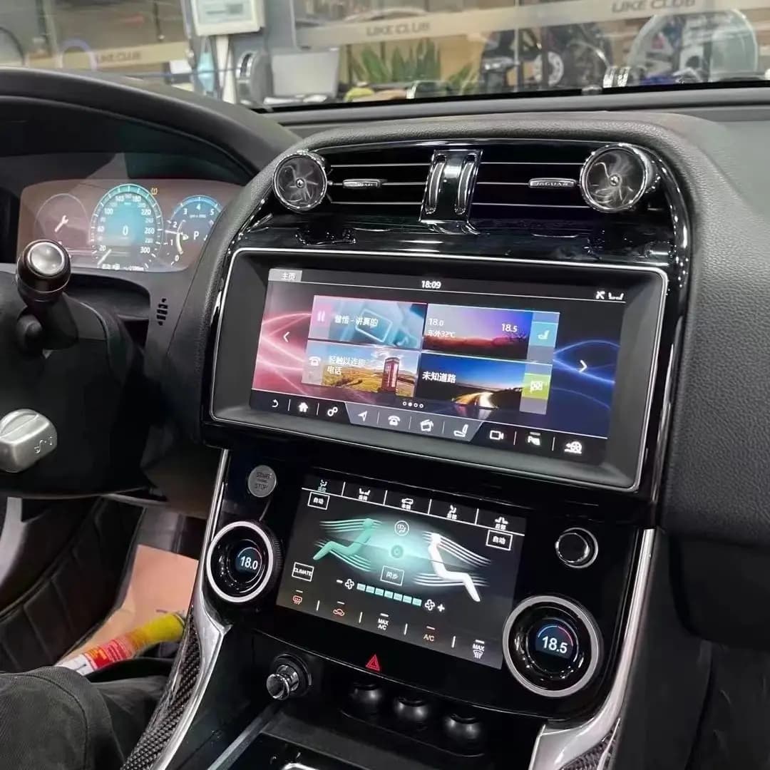 Newest Car AC Panel LCD Screen For Jaguar XE XEL XF XFL F-PACE 2015-2020 Air Conditioner Climate Seating Control Touch Board