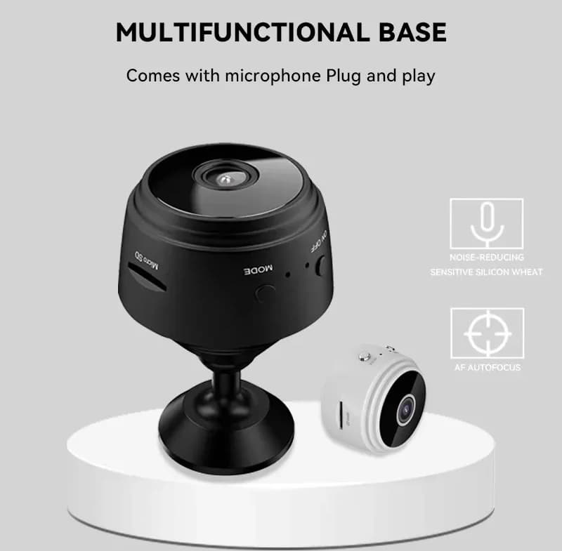 A9 Mini Camera HD 720P - Smart Home Security IP WiFi Camera with Mobile Remote Monitoring App