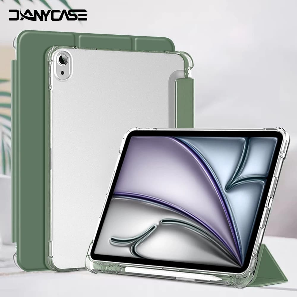 For 2024 iPad Air 6 Case iPad Air 5  6 11 iPad Pro 11 12.9 13 10 Gen 10.2 9th 8th 7th 9.7 6th 5th Mini 7 6 Case With Pen Holder