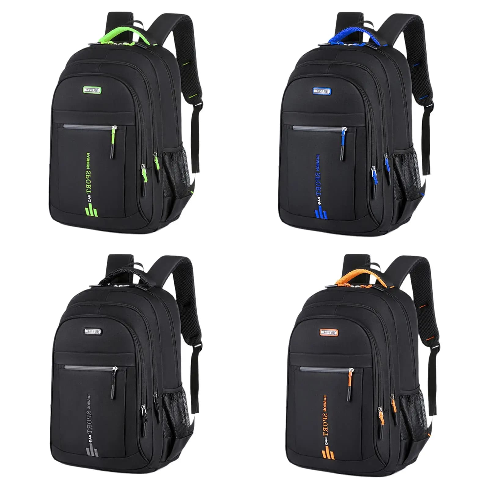 Laptop Backpack Nylon Water Resistant Rucksack for Hiking College Weekender