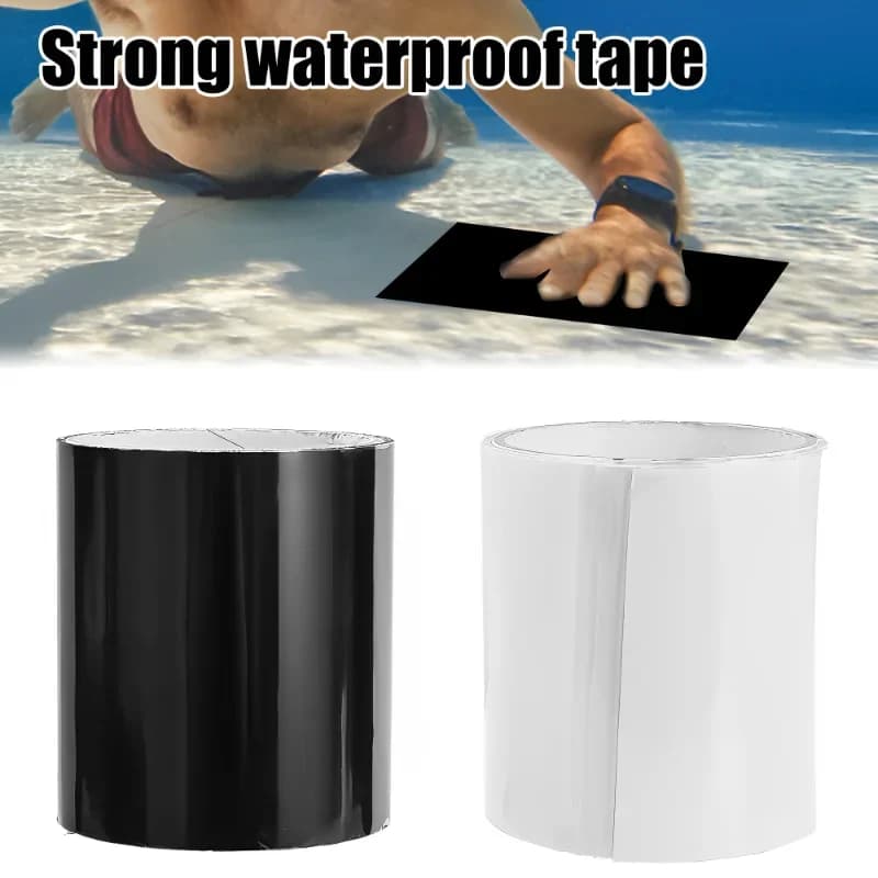 Swimming Pool Tape Adhesive Waterproof Sealing Tape Leak Stopper For Pipes Patch Holes & Crack Butyl Sticker Strong Glue Barrier
