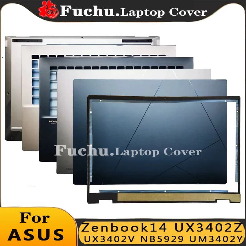 For ASUS Zenbook14 UX3402 Z UX3402V NB5929 UM3402Y Laptop Replacement LCD Back Cover/Front Frame/Palm Rest/Bottom Cover