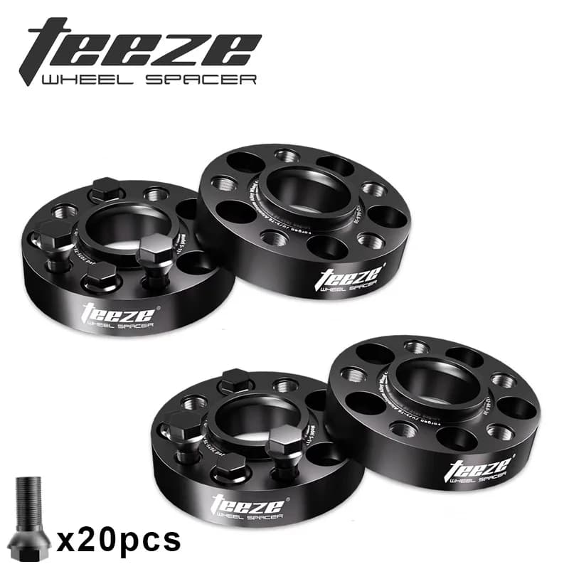 4pcs 35mm 5x108-60.1 to 5x114.3-60.1 M12*1.5 Customized Conversion Wheel Spacers Adapters T6-7075 Aluminum with 20pcs bolts