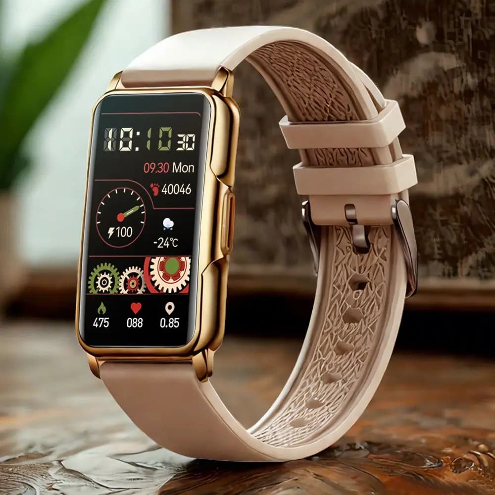 Classic Smart Bracelet Ladies Smart Watch Men Heart Rate Blood Oxygen Waterproof Sports Smart Strap Women Watch For Android IOS