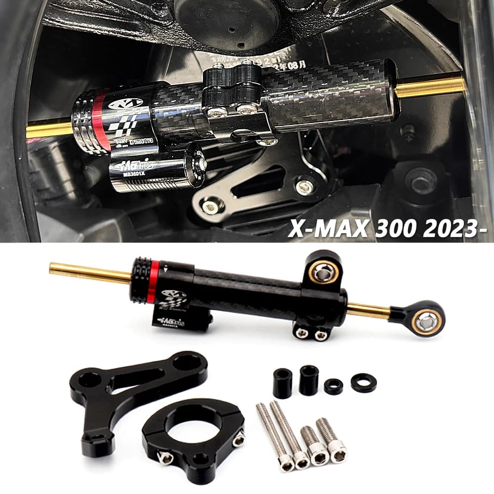 Motorcycle 2017-2023 Adjustable Steering Stabilize Damper Bracket Mount Kit For YAMAHA XMAX300 XMAX Xmax 300 X-MAX300 X-MAX 300