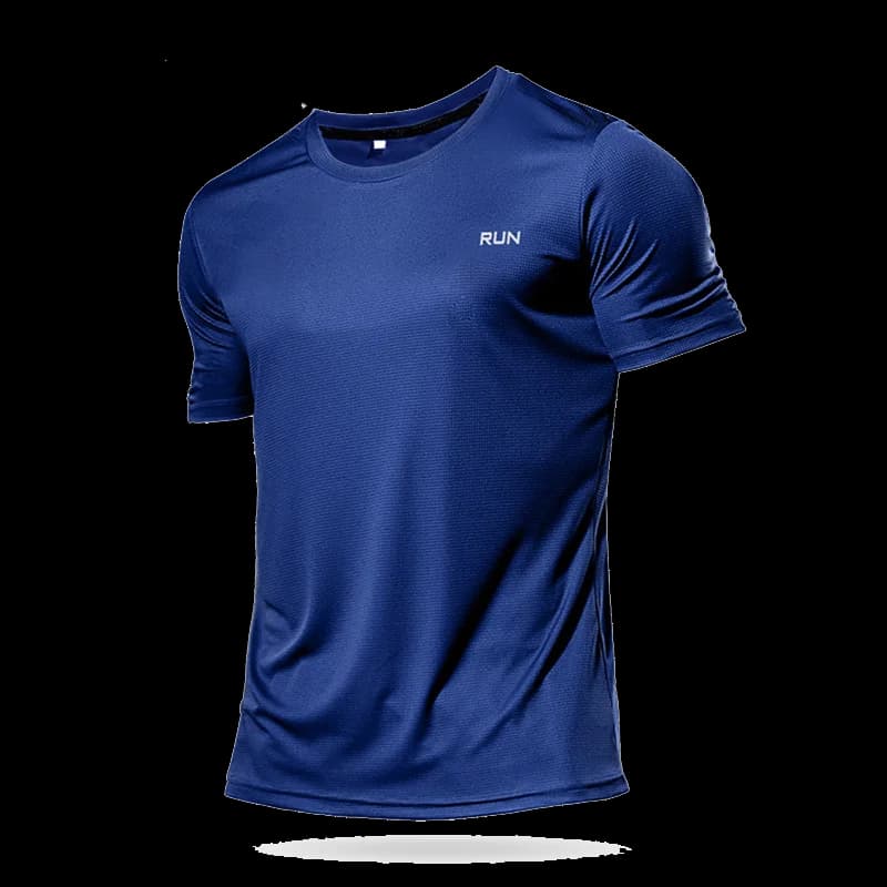 High Quality Polyester Men Running T Shirt Quick Dry Fitness Shirt Training Exercise Clothes Gym Sport Shirt Tops Lightweight
