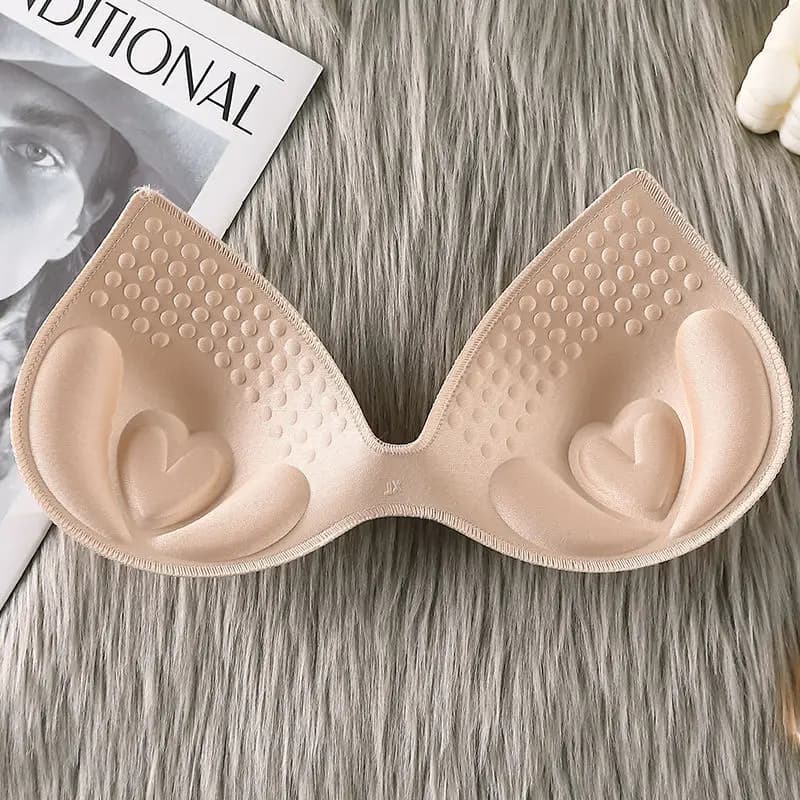 Women's Underwear Accessories Summer Chest Push Up Insert Foam Pads Sponge Mats Triangle Cups Bikini Sports Bra Pad