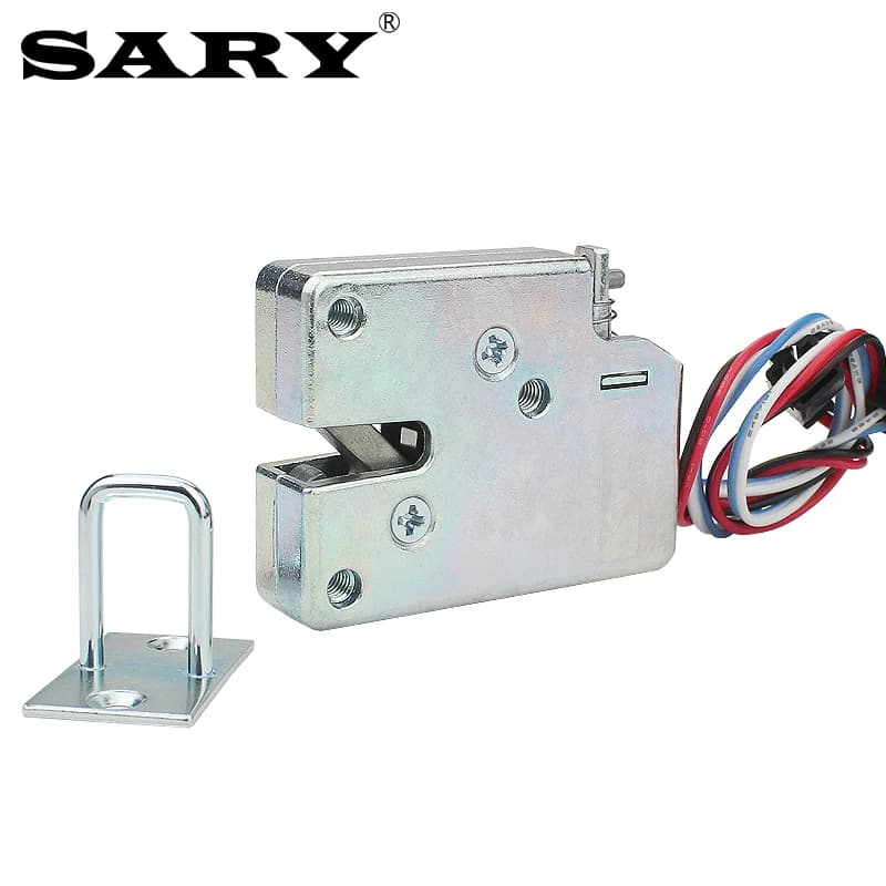 DC small electric control cabinet door lock cabinet lock 5v 12v 24v locker electronic lock with feedback signal