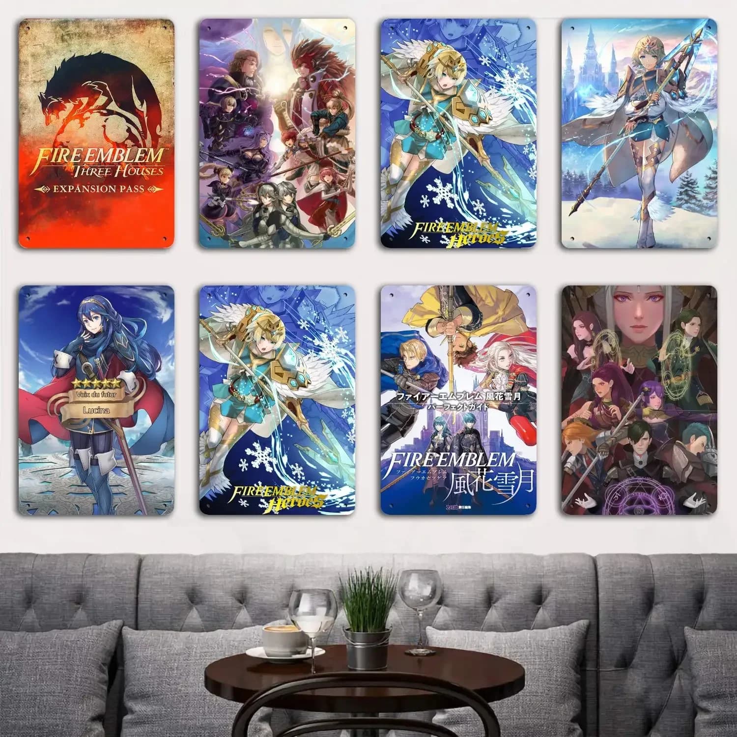 Fire Emblem Tin Metal Plaques and Signs Wall Decor, Captain Poster, Vintage Decor, Bar, Pub, Club, Wall Decoration