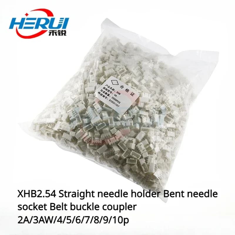 XHB2.54 Straight needle holder Bent needle socket Belt buckle coupler 2A/3AW/4/5/6/7/8/9/10p