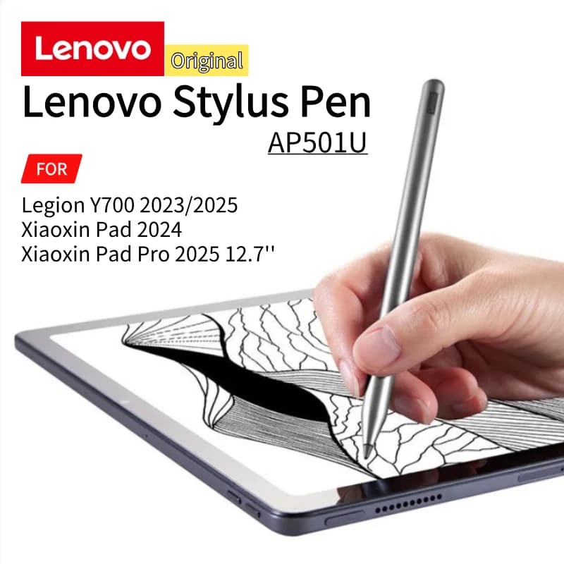 Lenovo Original Stylus Pen for Tablet Legion Y700 2023/2025 Xiaoxin Pad 2024 TypeC Charging Magnetic Drawing Pens Palm Rejection