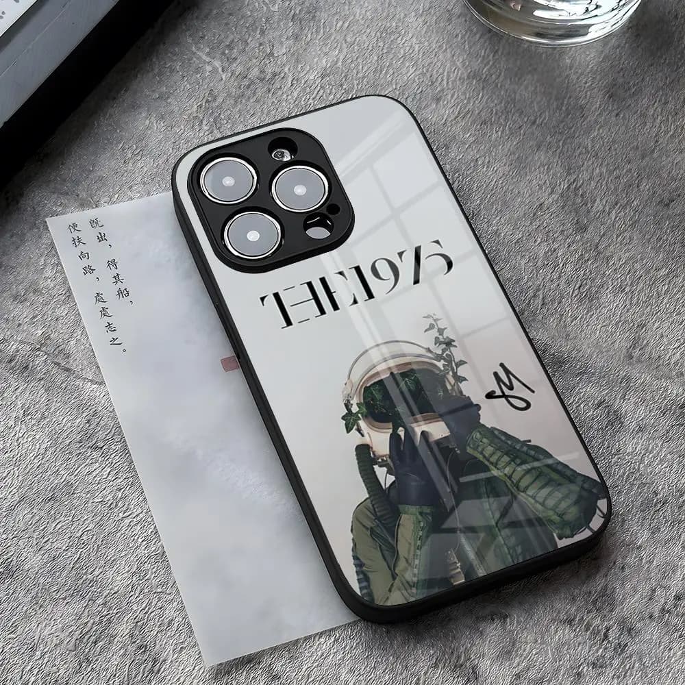 Band Rock The 1975 Phone Case for iPhone 15 Pro Max 14 Pro 12 11 13 Mini X XR XS 8 7 Plus SE Tempered Glass Back Cover