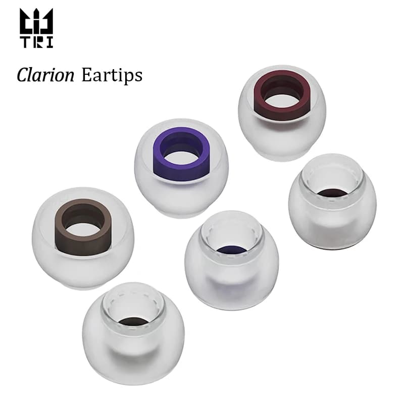 TRI Clarion Silicone Earphone Eartips 3 Pairs for S/M/L Size Headphone Accessory Wired Headset Earbuds KBEAR HBB KAI I3 Pro IEMS