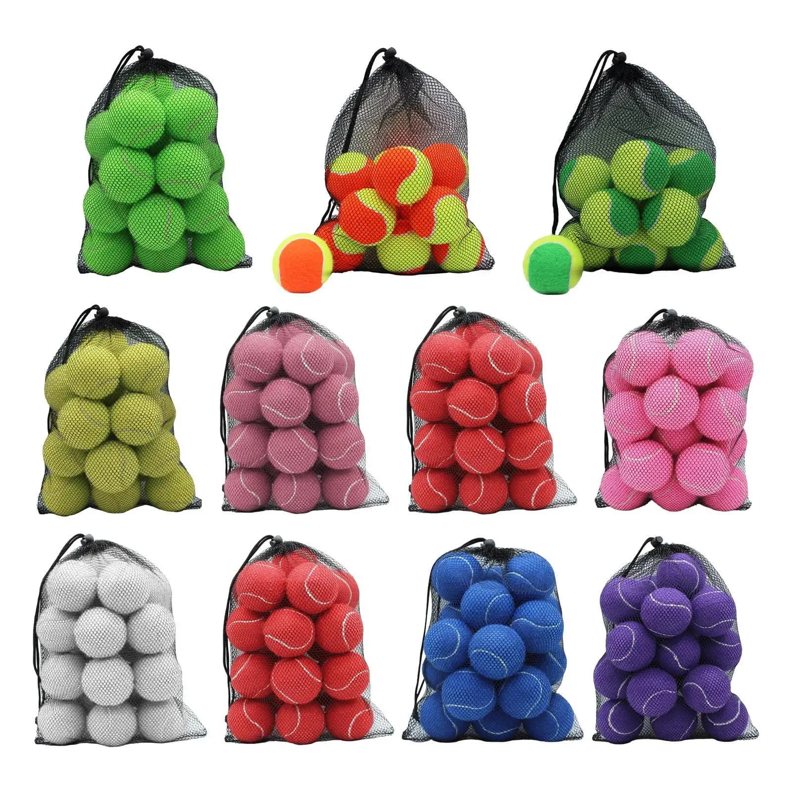 20x Tennis Balls Wear Resistant Playing Balls 64 mm Dia Professional Training