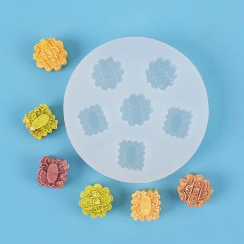 Y1UB Dragon Boat Festival Product Silicone Mold Mid-autumn Festival Moon Cake Molds