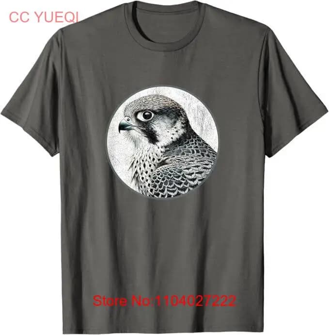 Colorful Retro Peregrine Falcon Design by Bird Fan T-Shirt *NEW* 10 Colors!