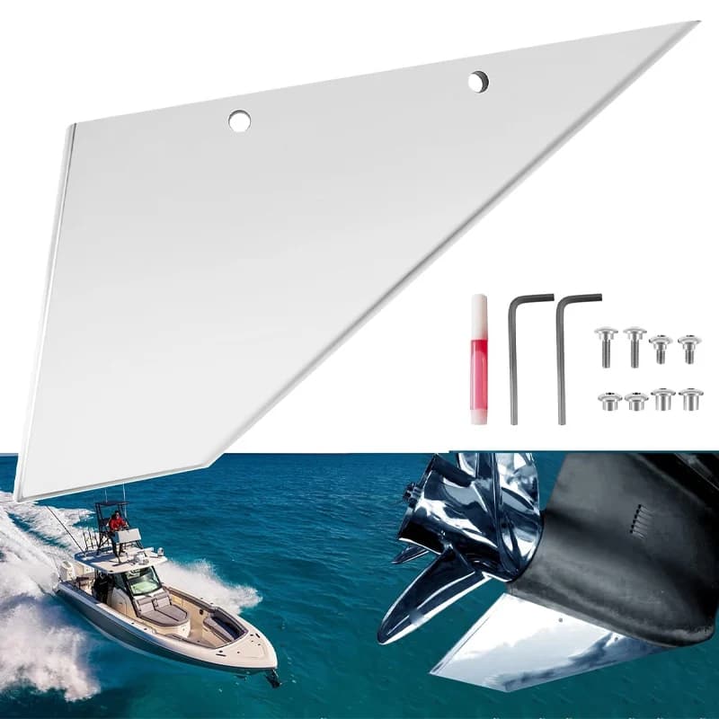 35-SS645 Skeg Guard Safe-Protector Tool Kit Marine-Grade Stainless Steel Replacement for Mercury Suzuki Yamaha Marine Engines